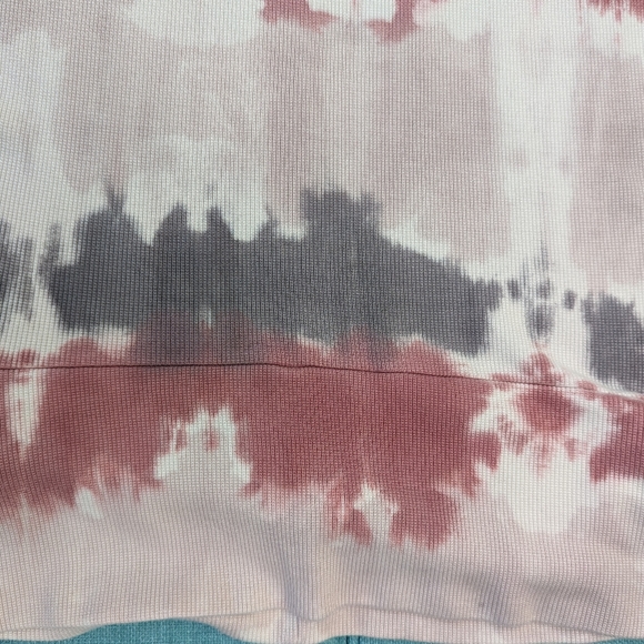 NWT XL Nordstrom Rack White Tie Dye Go Couture Cowl Neck Long Sleeve - Picture 5 of 7